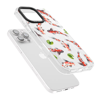 Aquarelle de poissons koi