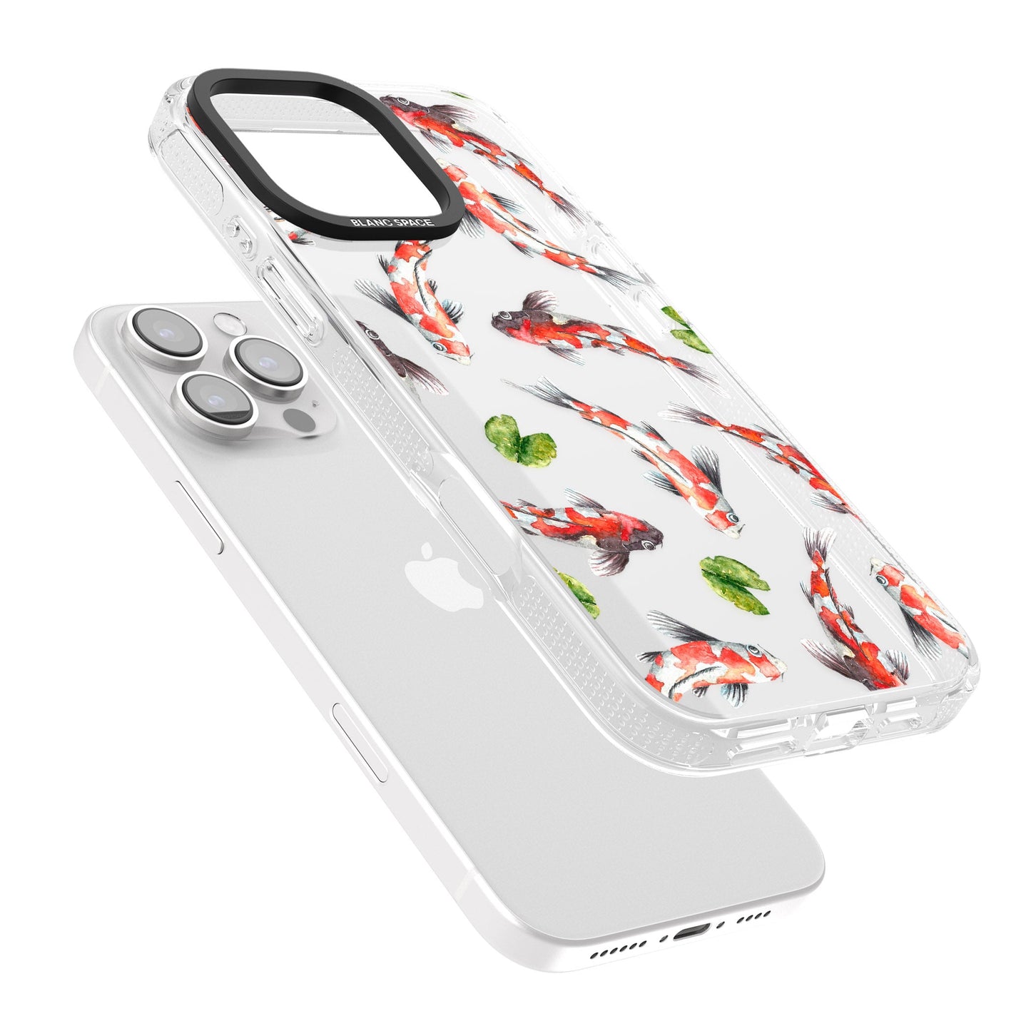 Aquarelle de poissons koi