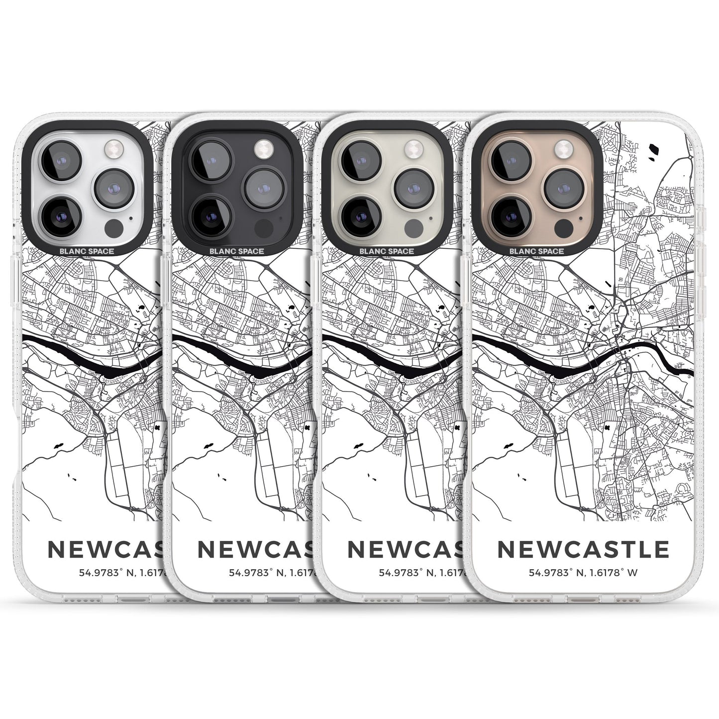 Stadtplan von Newcastle