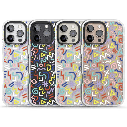 Motif rétro coloré