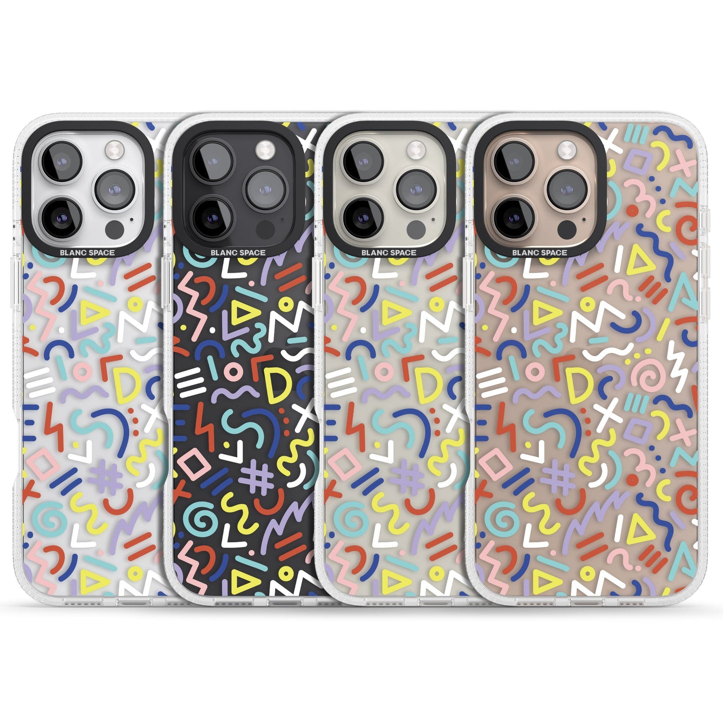 Motif rétro coloré