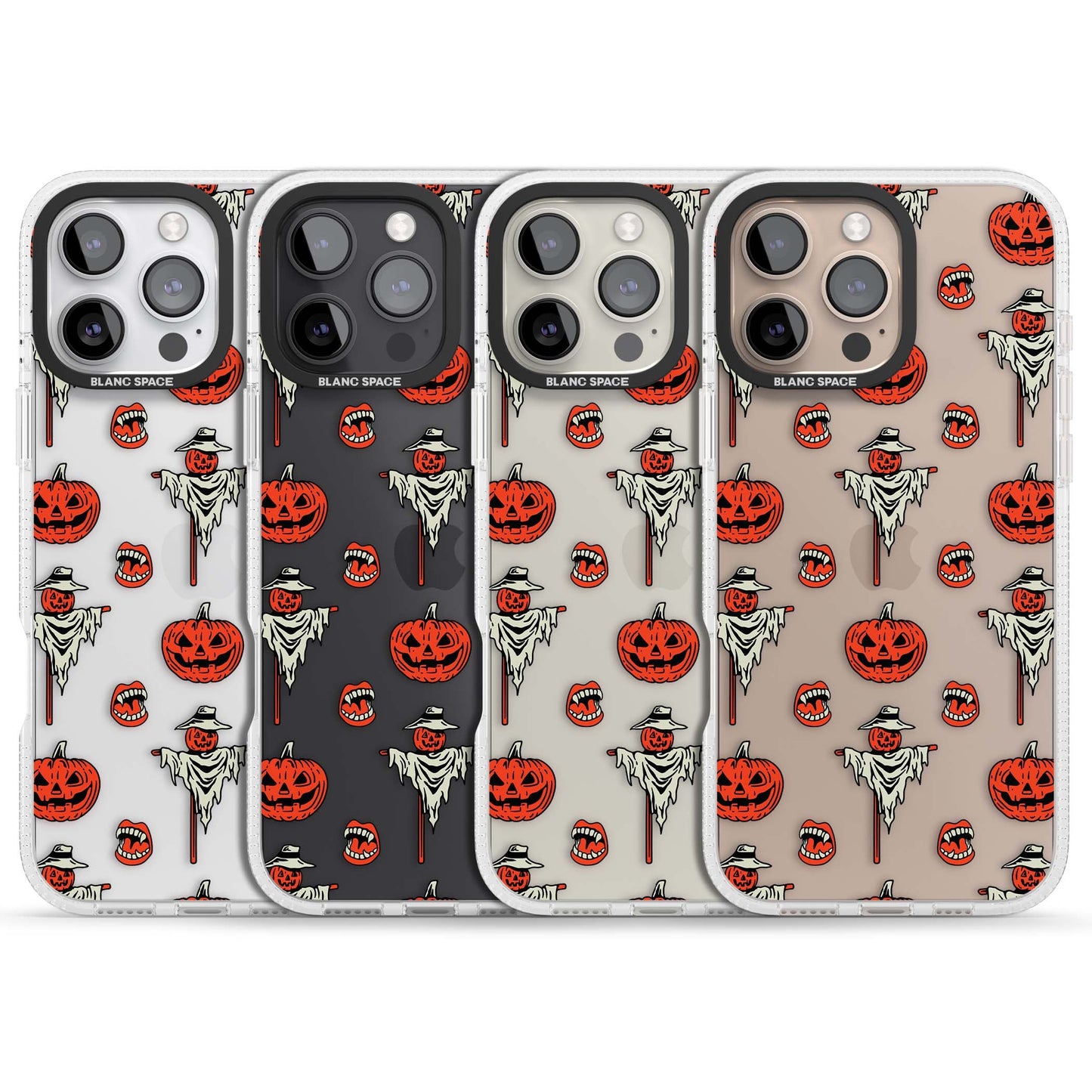 Retro Red Pumpkins & Scarecrows