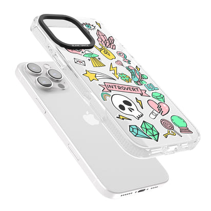 Autocollant introverti