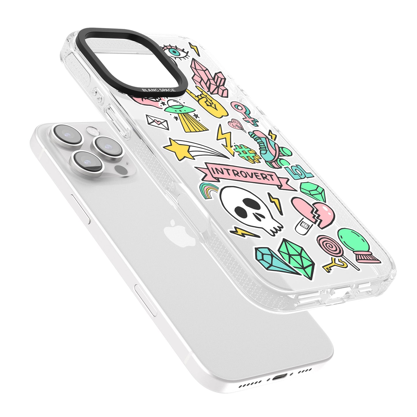 Autocollant introverti