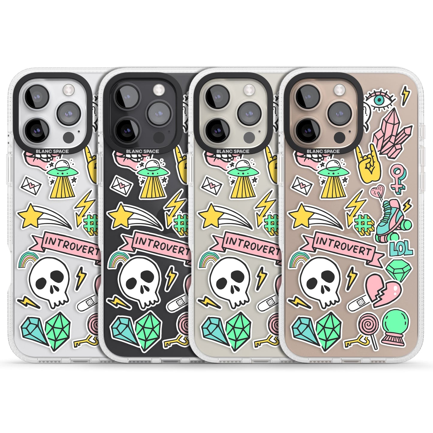 Autocollant introverti