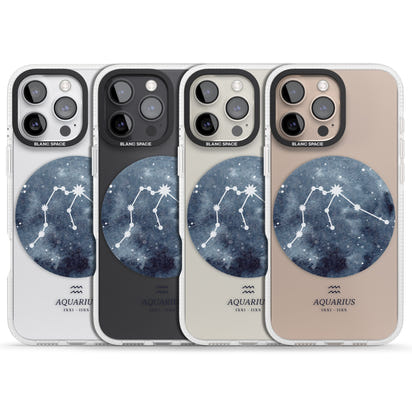 Aquarius Zodiac Blue