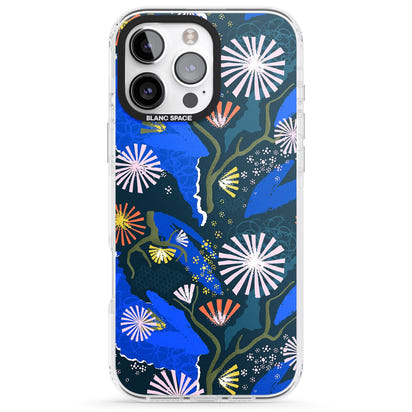 Dark Botanicals Abstract Pattern