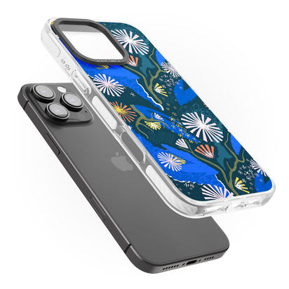 Dark Botanicals Abstract Pattern