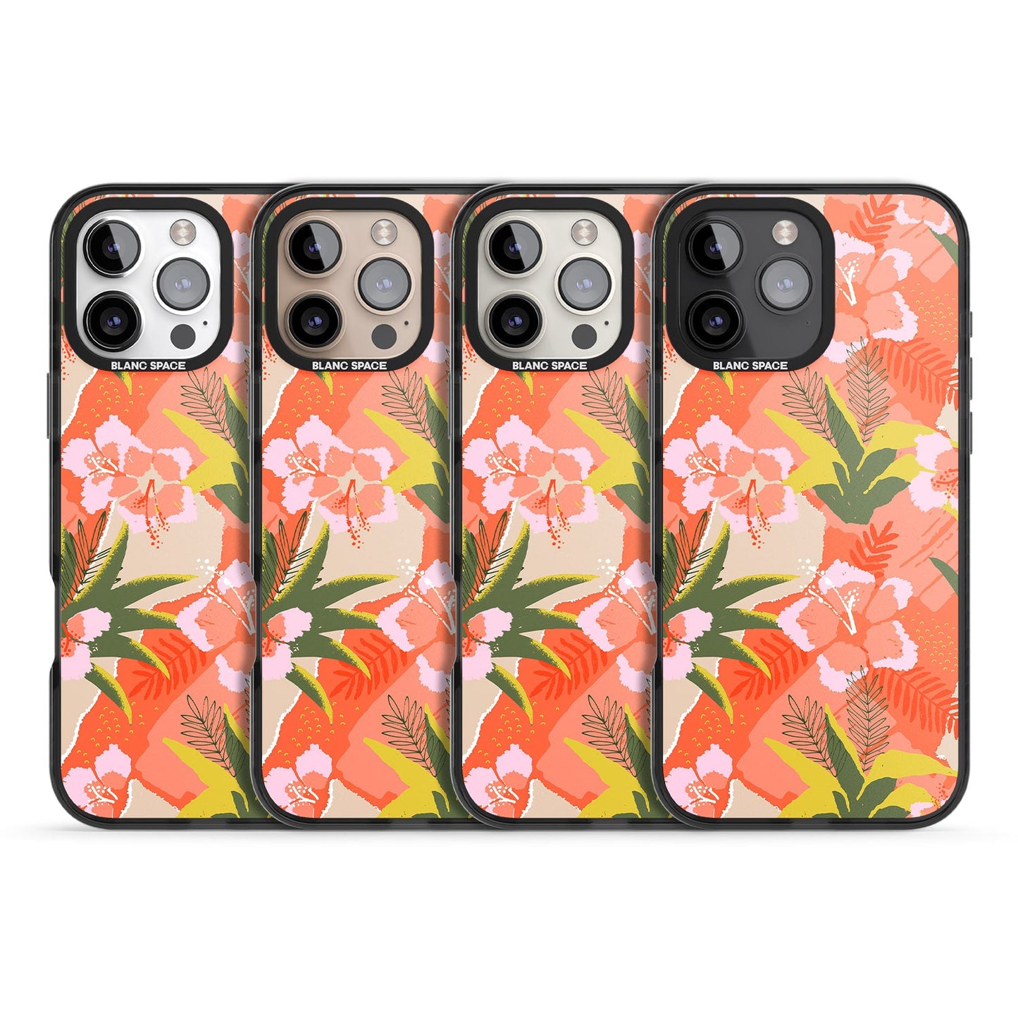 Hawaiian Flowers Abstract Pattern