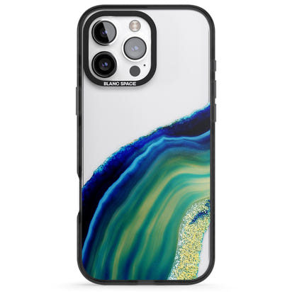 Grüne und blaue Smaragd-Geode