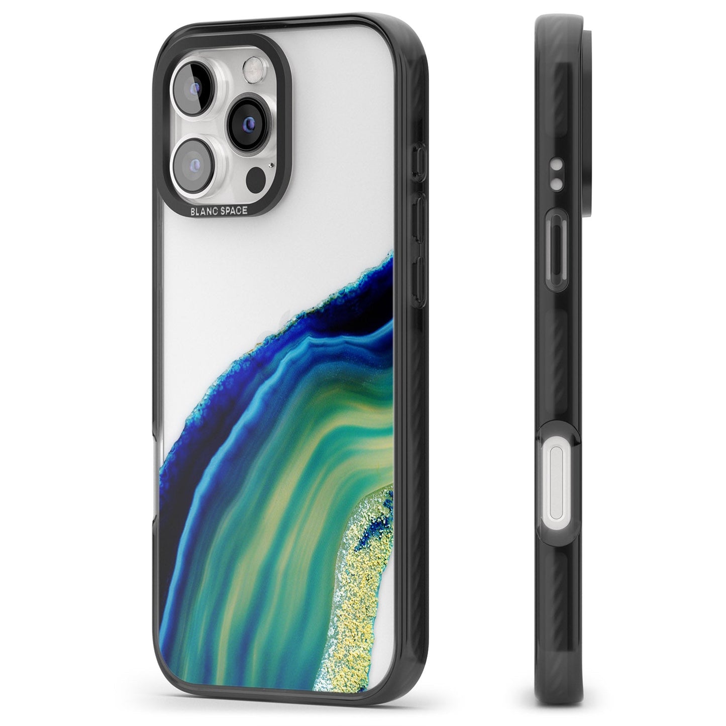 Grüne und blaue Smaragd-Geode