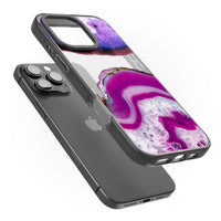 Tranche de cristal d'améthyste