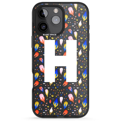 Personalised Abstract Floral Initial