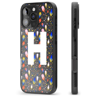 Personalised Abstract Floral Initial