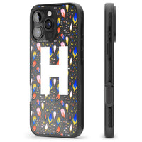 Personalised Abstract Floral Initial