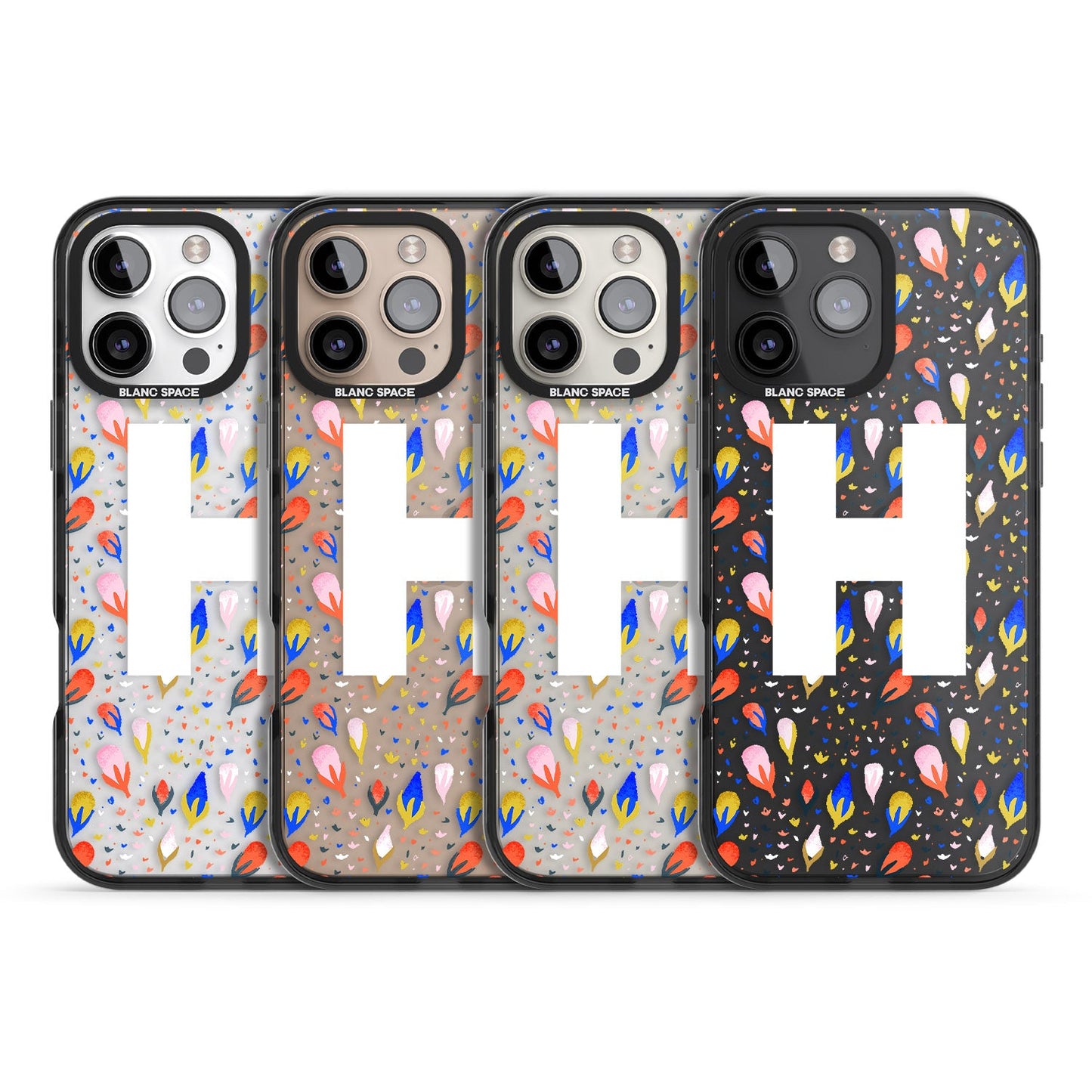 Personalised Abstract Floral Initial