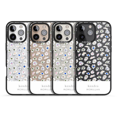 Personalised Grey & White Daisies