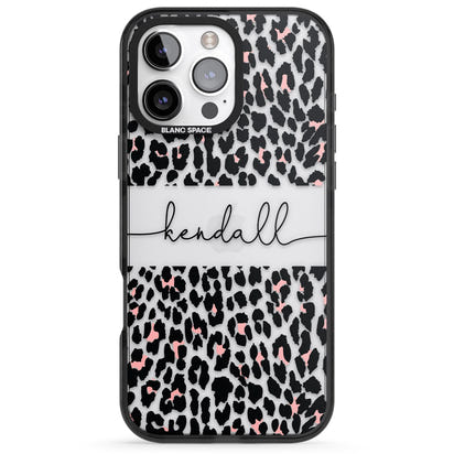 Personalised Cursive Leopard Spots