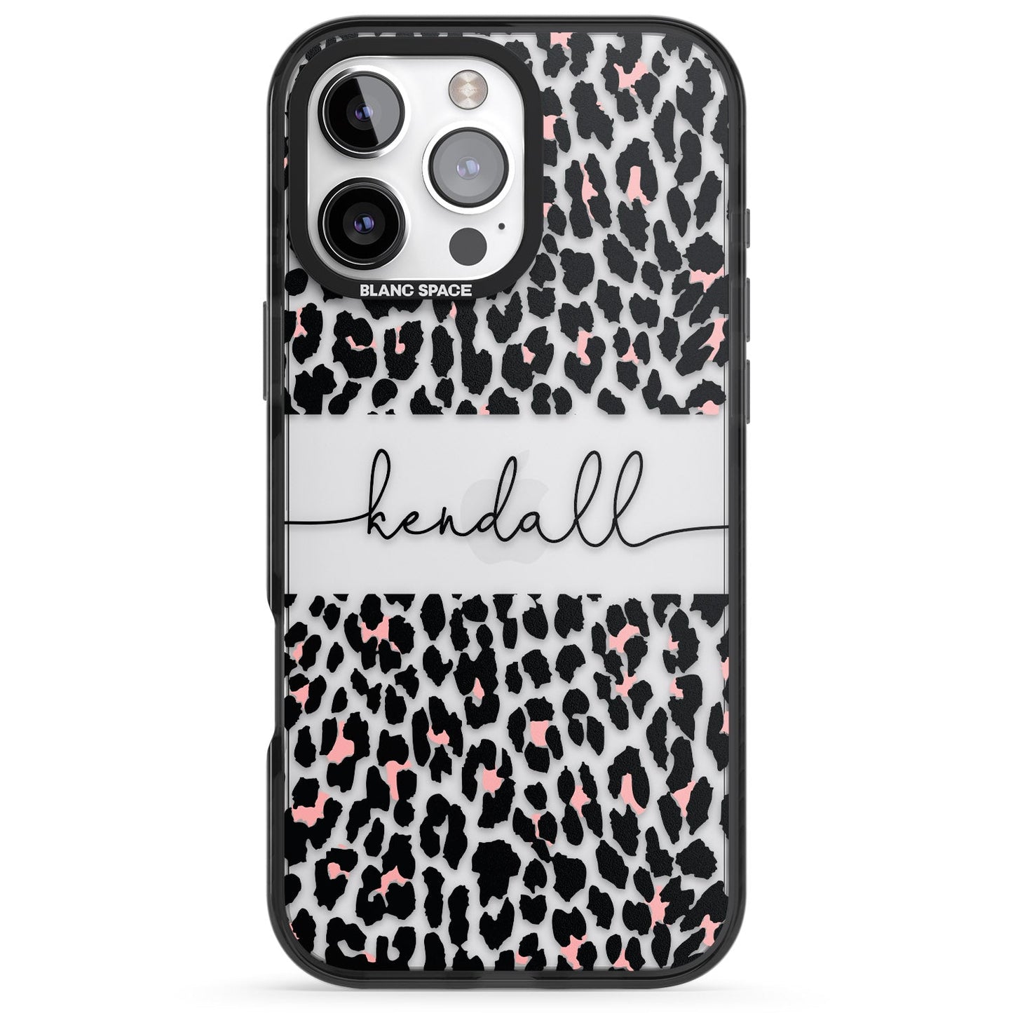 Personalised Cursive Leopard Spots