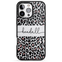 Personalised Cursive Leopard Spots