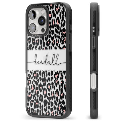 Personalised Cursive Leopard Spots