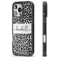 Personalised Cursive Leopard Spots