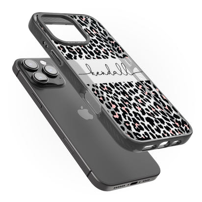 Personalised Cursive Leopard Spots