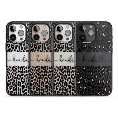 Personalised Cursive Leopard Spots