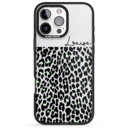 Personalised Seafoam Leopard