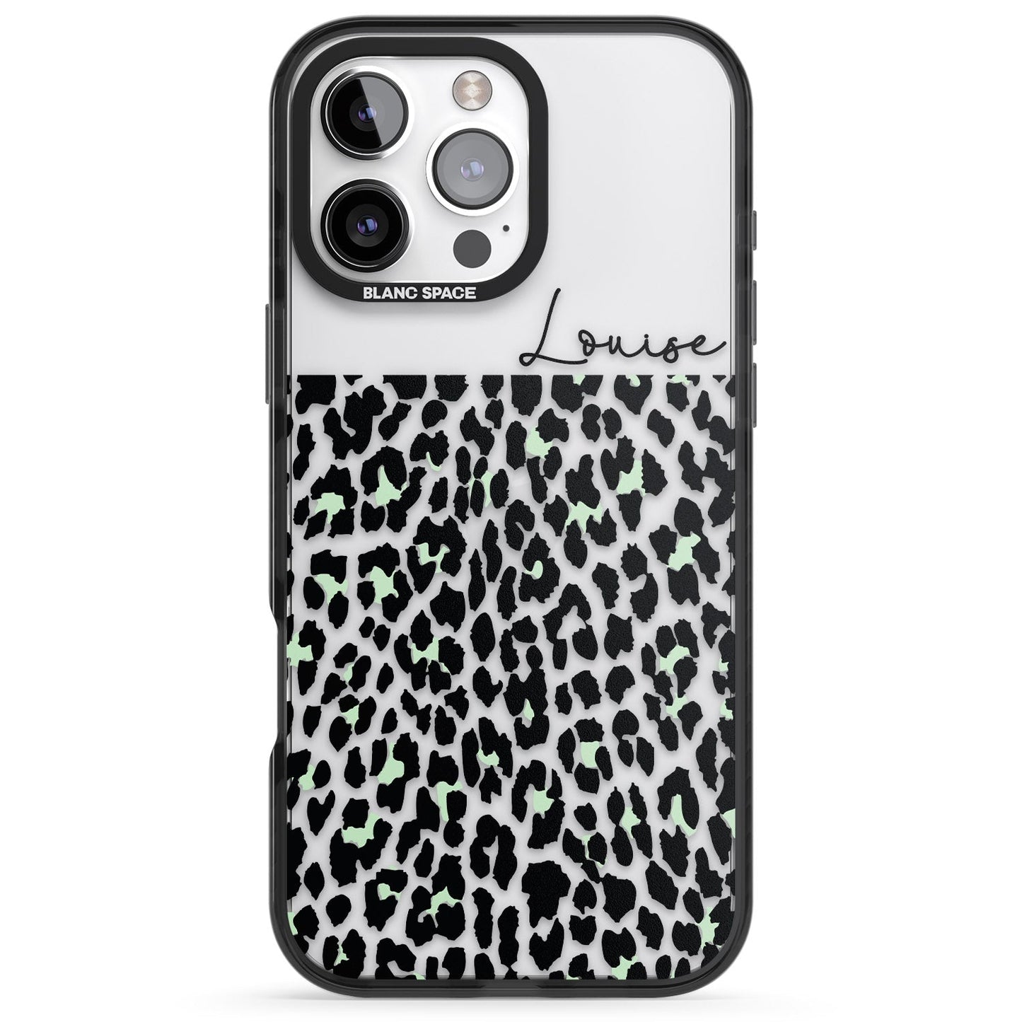 Personalised Seafoam Leopard
