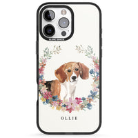 Personalised Beagle Floral Portrait