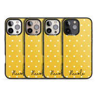 Personalised Yellow Polka Dot