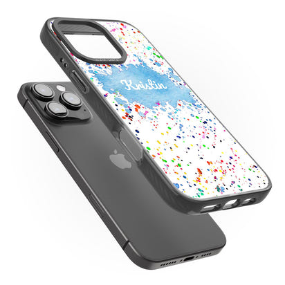 Personalised Rainbow Splatter Name