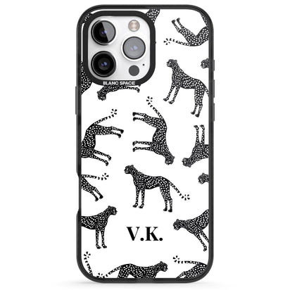 Personalised Black & White Cheetah Pattern