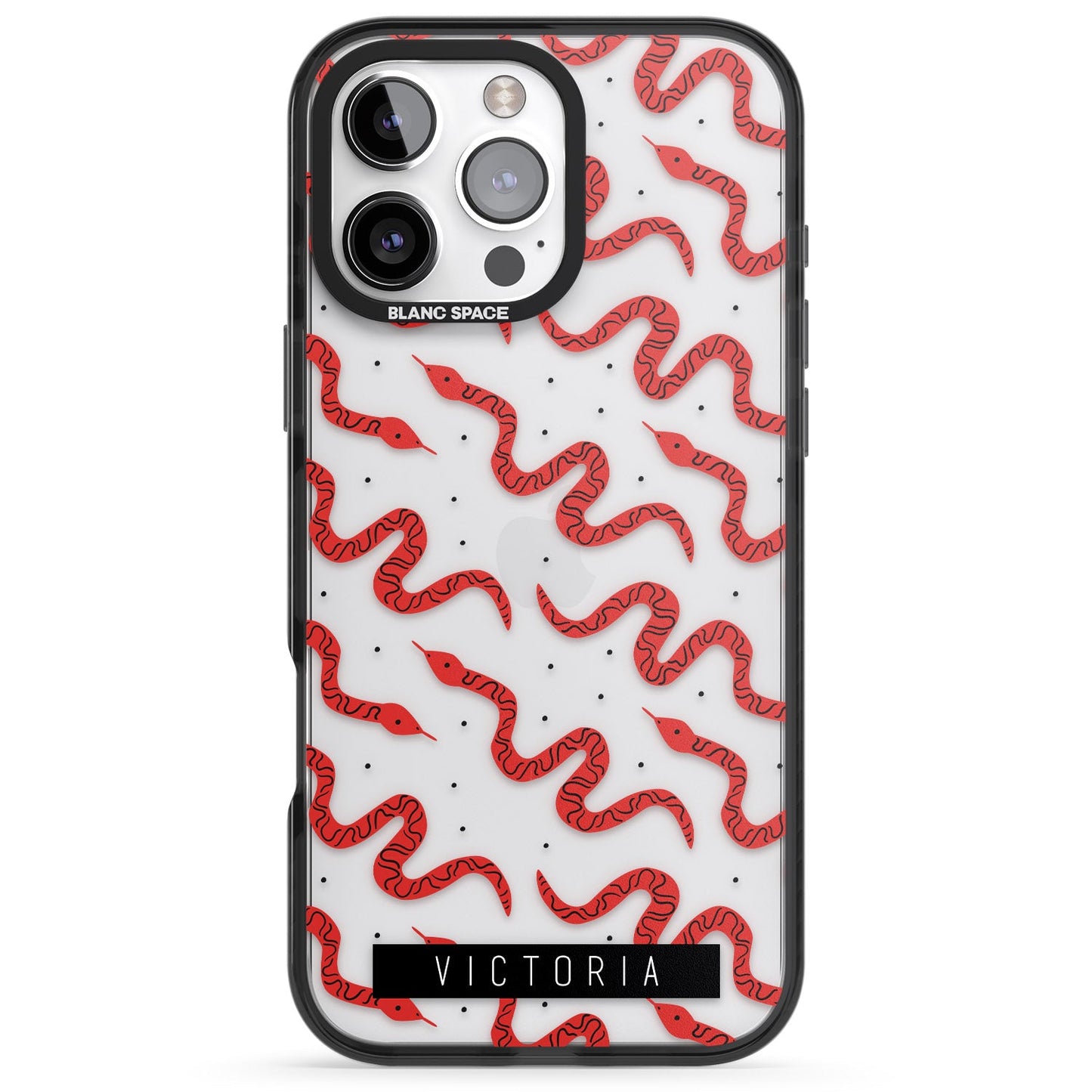 Personalised Red Snake Pattern