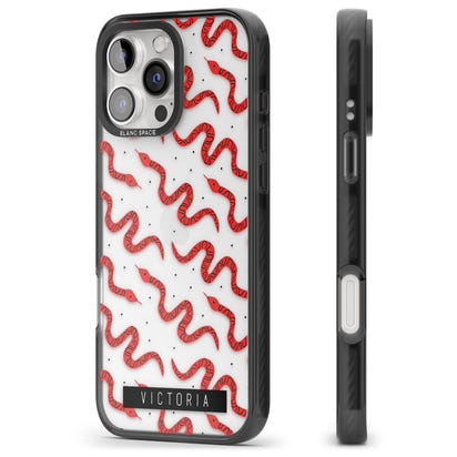 Personalised Red Snake Pattern