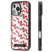 Personalised Red Snake Pattern