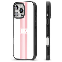 Personalised Minimal Pink Stripe