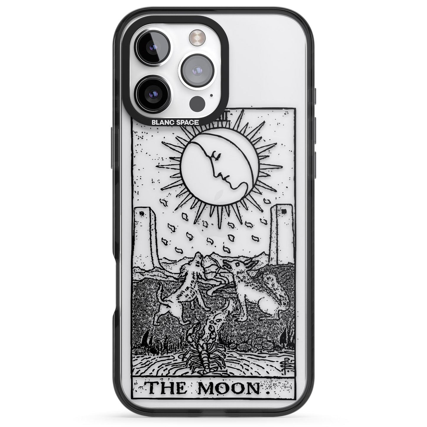 Personalised The Moon Tarot Card (Clear)