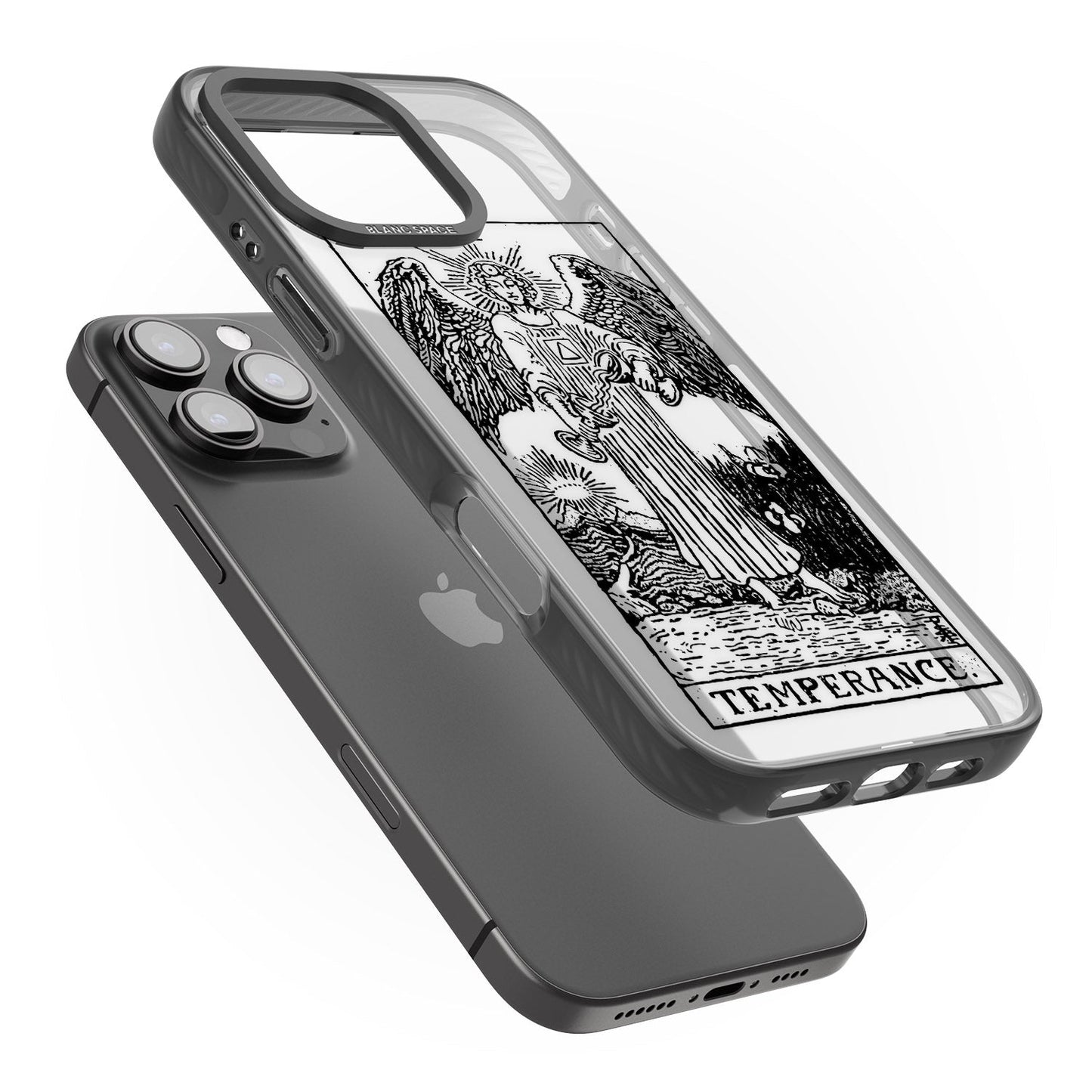 Personalisierte Temperanz-Tarotkarte (Transparent)