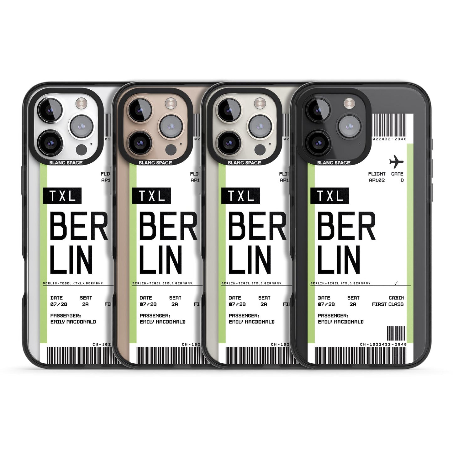 Personalised Berlin Boarding Pass