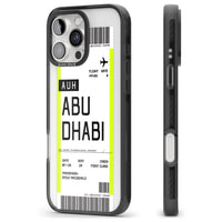 Personalised Abu Dhabi Boarding Pass