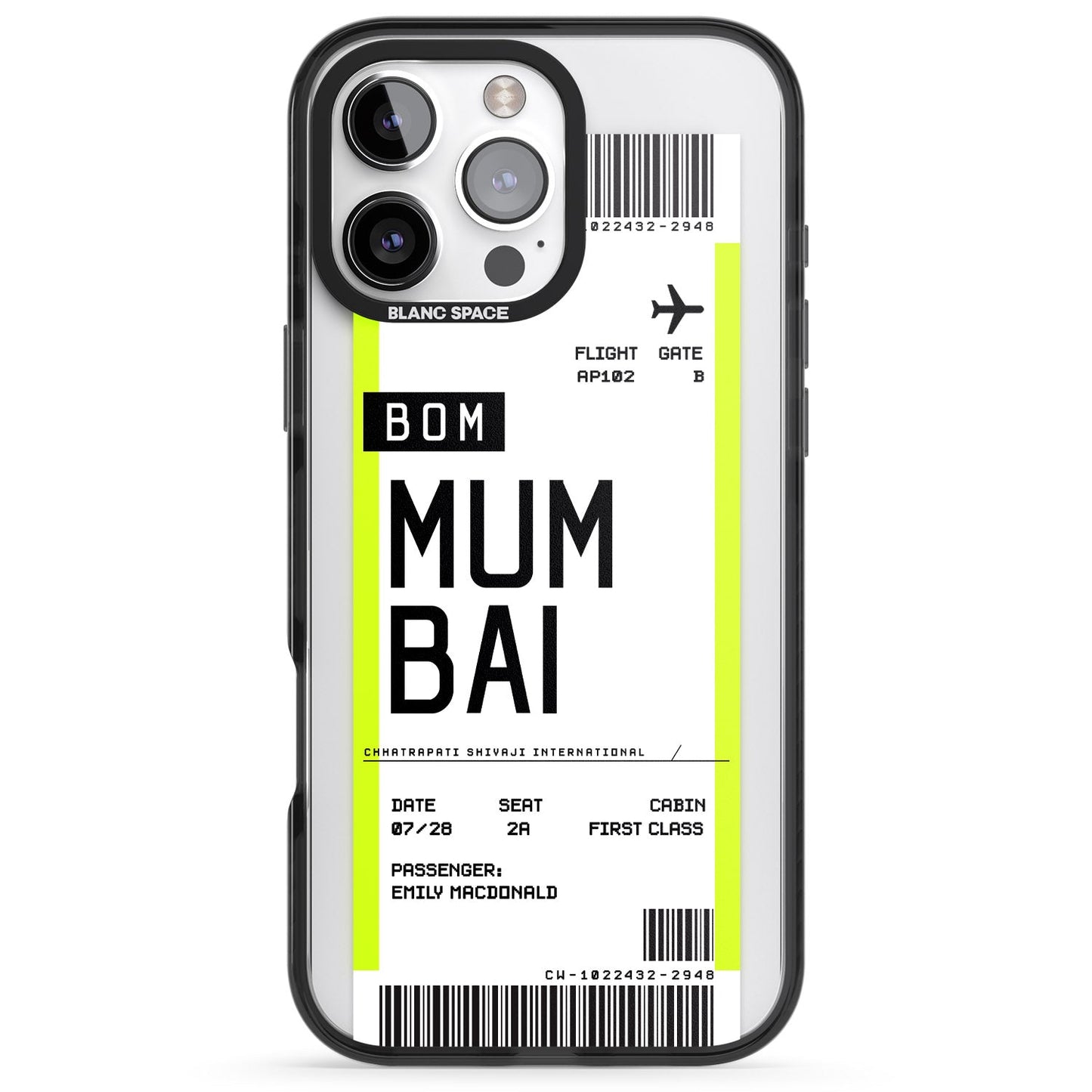 Personalised Mumbai Boarding Pass