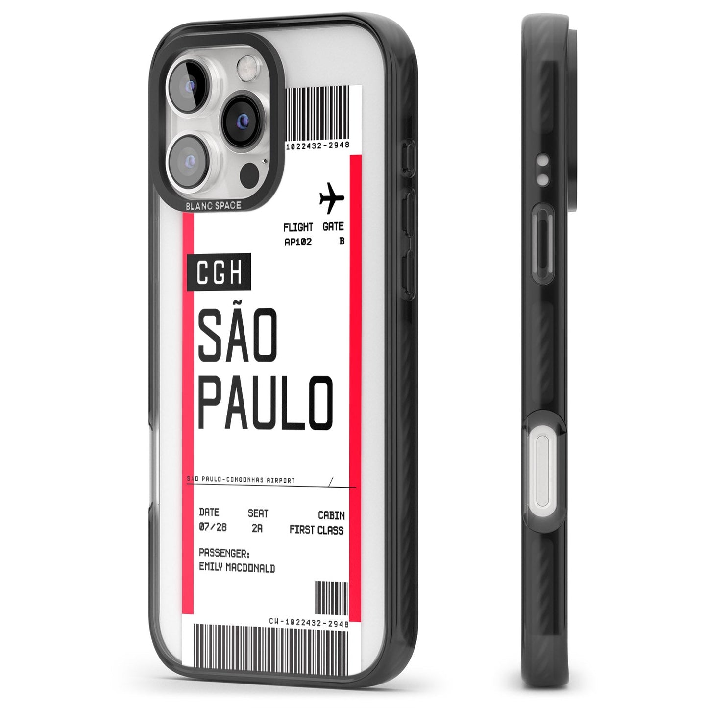 Personalisierte Bordkarte für São Paulo