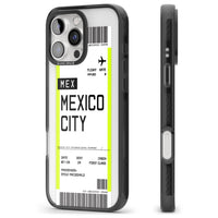Carte d'embarquement personnalisée pour Mexico