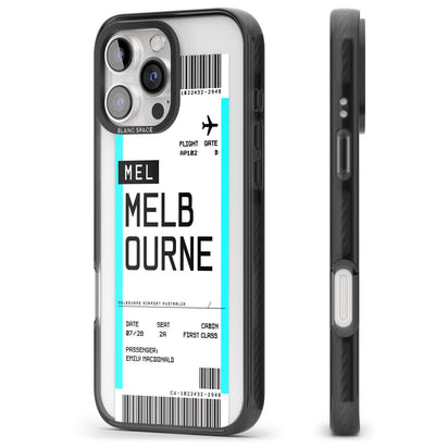 Personalised Melbourne Boarding Pass