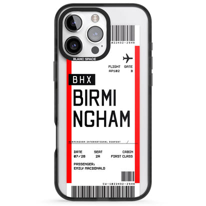 Personalised Birmingham Boarding Pass