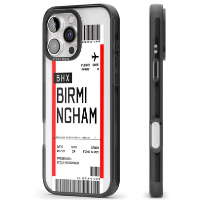 Personalised Birmingham Boarding Pass