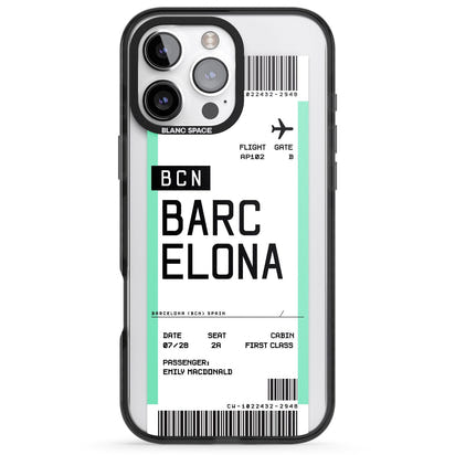 Personalised Barcelona Boarding Pass