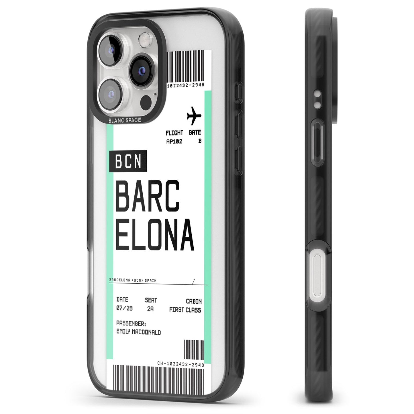 Personalised Barcelona Boarding Pass